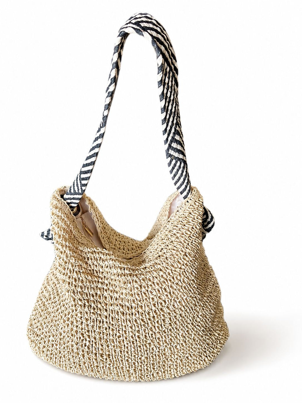 Bolso Boho Crochet trenzado rafia - Arden House