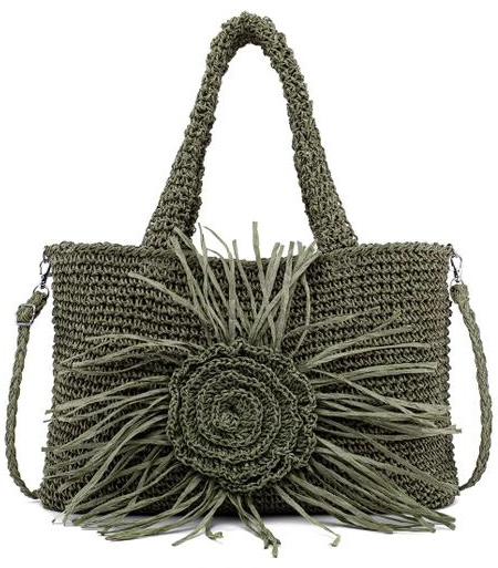Bolso Shopper Boho de rafia - Arden House