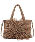 Bolso Shopper Boho de rafia - Arden House