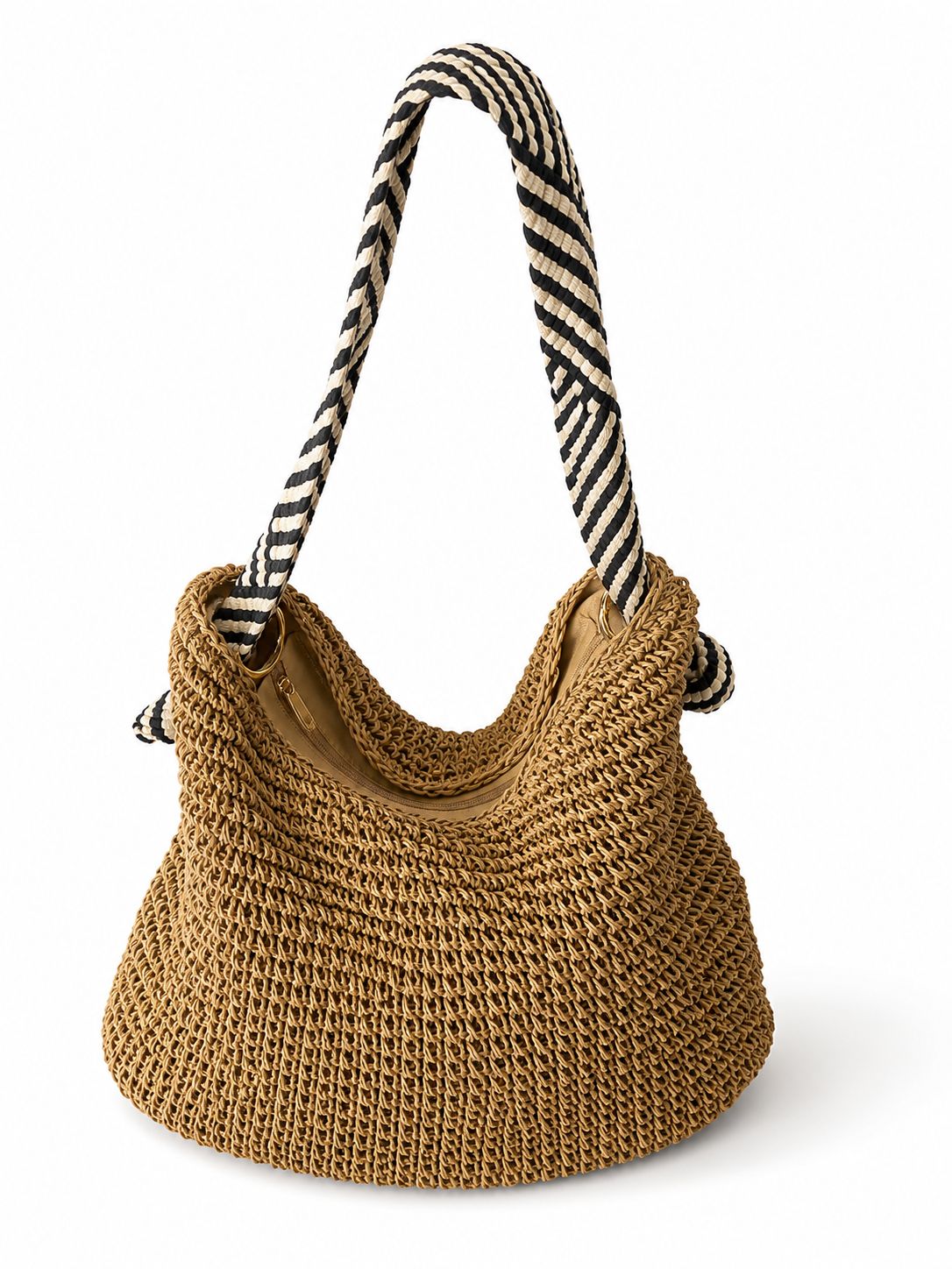 Bolso Boho Crochet trenzado rafia - Arden House