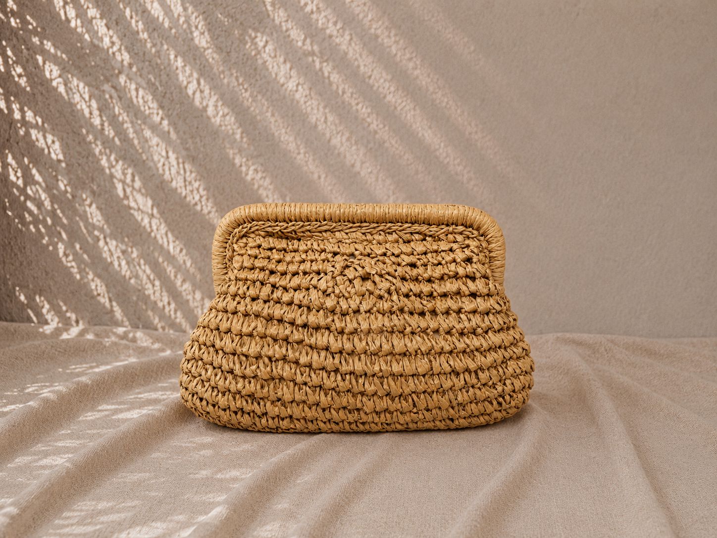 Bolso Boho Clutch rafia - Arden House