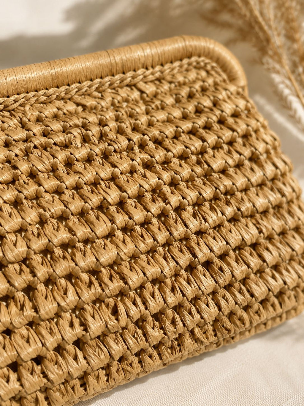 Bolso Boho Clutch rafia - Arden House